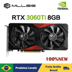 Placa de Vídeo MLLSE RTX 3060Ti, 8GB, X GAME GDDR6, 256bit, NVIDIA GPU, 8Pin (envio nacional)