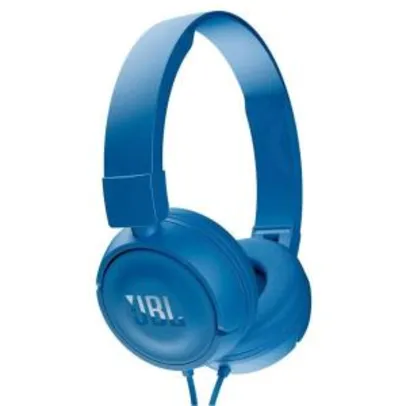 Fone de Ouvido JBL T450 Dobrável – Azul - R$89