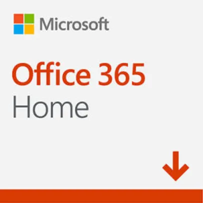 Office 365 Home: 5 Licenças (PC, Mac, Android e IOS) + 1 TB de HD Virtual para cada Licença Assinatura Anual DOWNLOAD Microsoft  CX 1 UN