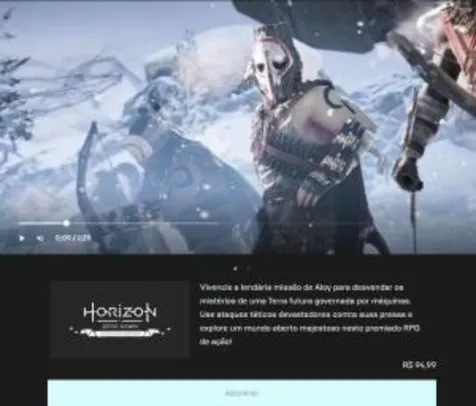 [PC / Epic] Horizon Zero Dawn Complete | R$95