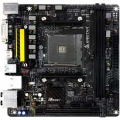 PLACA MÃE BIOSTAR RACING X370GTN, CHIPSET X370, AMD AM4, MITX, DDR4