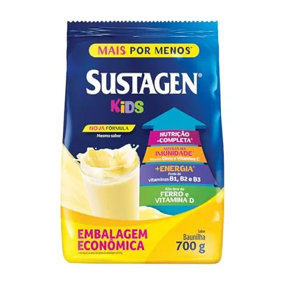 [Rec] Complemento Alimentar Sustagen Kids Sabor Baunilha - Sachê 700g