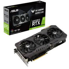 Placa de Vídeo Asus, TUF Gaming, Geforce RTX 3070 Ti OC, LHR, 8GB, GDDR6X, DLSS, Ray Tracing, 90YV0GY0-M0NA00