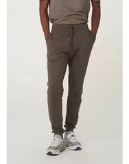 Calça Básica Masculina Jogger Em Moletom Hering