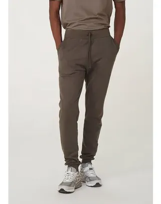 Calça Básica Masculina Jogger Em Moletom Hering