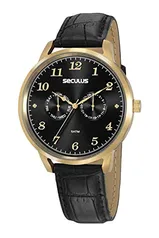 Relógio, Analógico, Seculus, 20768GPSVDC2, Masculino, Dourado