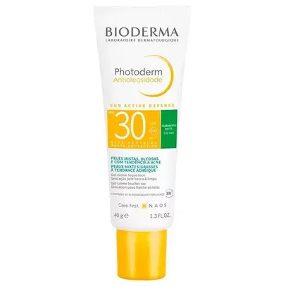 ( leve 3 e pague 2)Protetor Solar Facial Antioleosidade Bioderma Photoderm FPS30 - 40g 