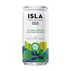 [Leve 3 pague 2] Isla, Bebida com Gin, Lata, 269ml - Limão Siciliano e Gengibre