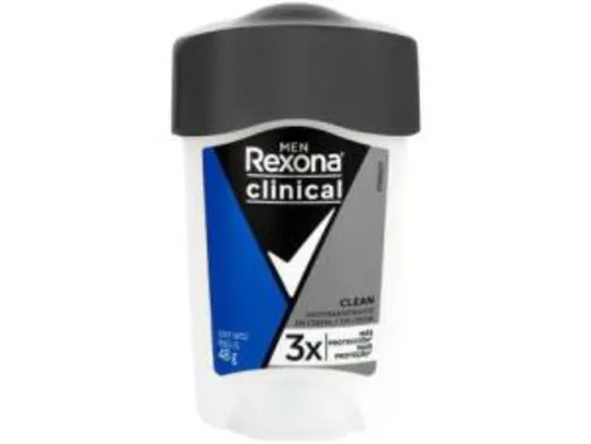 [COMPRE 3 LEVE 2 + CUPOM]Desodorante Rexona Clinical 48g - R$9
