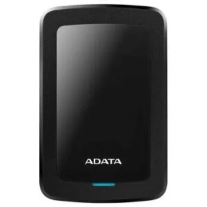HD Adata Externo Portátil HV300, 1TB, USB 3.2 - AHV300-1TU31-CBK - 284,90 (boleto) + frete