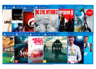 BUNDLE DE JOGOS  - PS4 | R$499