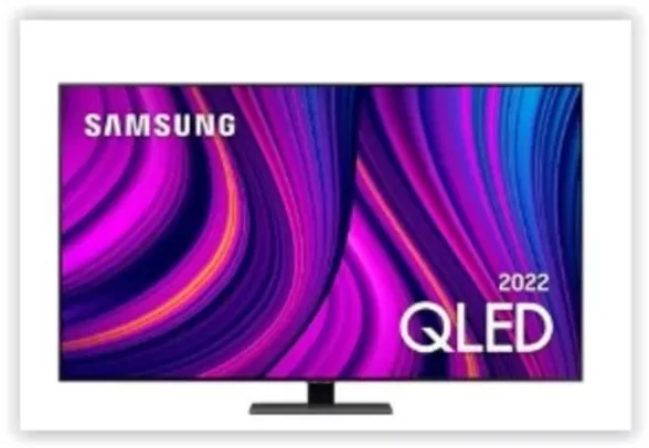 Smart TV Samsung 55 Polegadas QLED 4K, 4 HDMI, 2 USB, Wi-Fi, Bluetooth, Modo Game, IA, Alexa e Google Assistente, Preto - QN55Q80BAGXZD