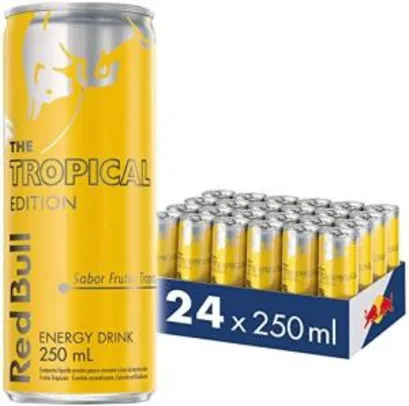 [PRIME] Energético Tropical Red Bull Energy Drink Pack 24x250ml