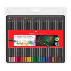 Lápis de Cor 24 Cores Super Soft Faber-castell