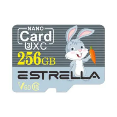 Saindo por R$ 127: Cartão de memória Micro SD 256 GB Estrella | R$127 | Pelando