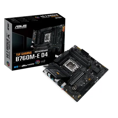 [APP] Placa-Mãe ASUS TUF Gaming B760M-E D4, Intel, M-ATX, DDR4, Preto - 90MB1E90-M0EAY0