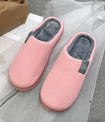 Pantufa Moderna De Inverno Quente Antiderrapante confortável para Adulto