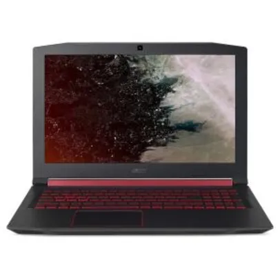 Notebook Gamer Acer Aspire Nitro 5 AN515-52-5188 Intel® Core™ i5 8ª geração RAM de 8GB SSD de 512GB GeForce® GTX 1050 15.6” W10 - R$3329