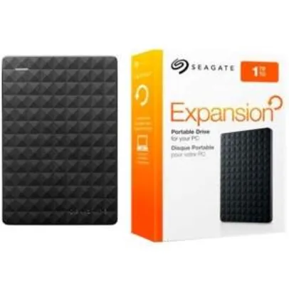 [SouBarato] HD Externo Portátil SEAGATE Expansion 1TB USB 3.0 - R$224