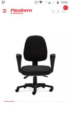 Cadeira Lite Pro Onix Black - Flexform (Frete grátis para todo Brasil) | R$359