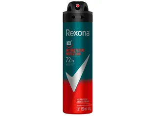 [L4P3] [C. OURO R$7,67] Desodorante Aerossol Antitranspirante Rexona - Antibacterial Protection Masculino 150ml