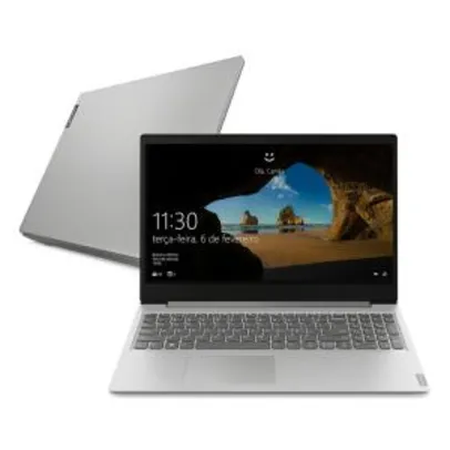 Notebook Lenovo Ideapad S145 8ª Intel Core I3 4GB 1TB W10 15.6" Prata R$ 1800