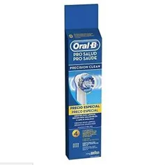 [Prime] Refil Escova Elétrica Pro-Saúde Precision Clean 4 Unidades, Oral B