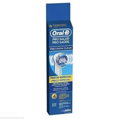 [Prime] Refil Escova Elétrica Pro-Saúde Precision Clean 4 Unidades, Oral B