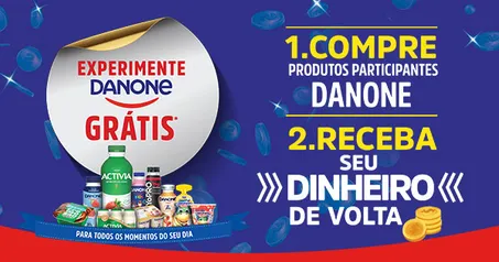 Promoção experimente Danone grátis