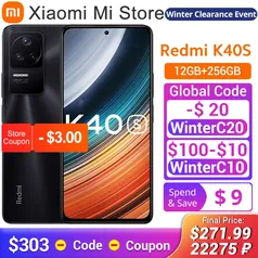 Smartphone Redmi K40s 5g Snap 870 12gb/256gb 4500mah 67w