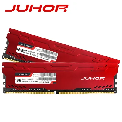 Memória DDR4 8GB 2666mhz Red Juhor | R$200