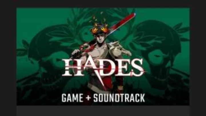 [Cupom Epic] Game HADES (Versão Game + Soundtrack) | R$20
