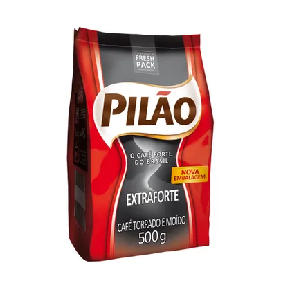 Café Pilão Torrado e Moído Extra Forte Pouch 500g