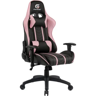 [R$475 AME SC] Cadeira Gamer Fortrek Black Hawk Preta/Rosa Fortrek