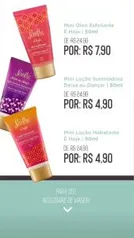 Mini loção hidratante. They beauty box