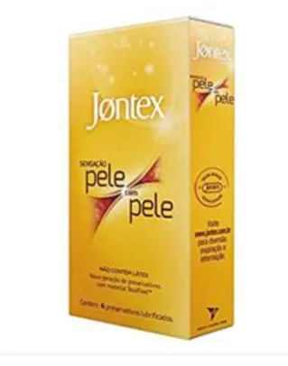 [Prime] Preservativos Jontex - Pele com Pele - 4 unidades | R$ 16