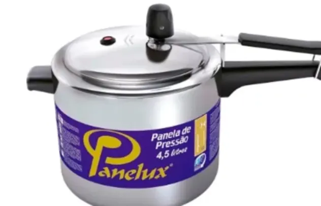 Panela de Pressão Panelux Alumínio Polido - 4,5 L