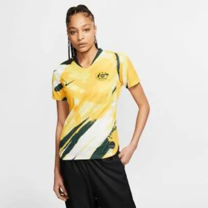 Camisa Nike Austrália I 2019/20 Torcedora Pro Feminina