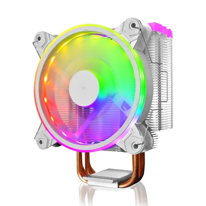 Cooler p/ processador PCFort CL2400 Plus, AMD/Intel, 76CFM, 29dB, RGB