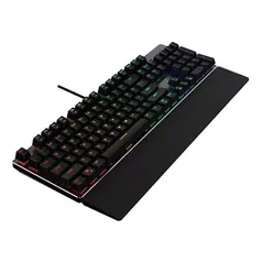 Teclado Mecânico Gamer AOC GK500, RGB, Switch Blue, ABNT2 , Black, GK500D84B