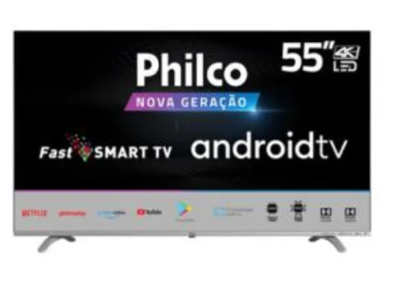 Smart TV LED 55" Philco Android Dled