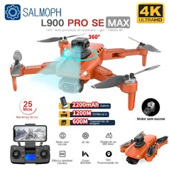 [Taxa Inclusa] Drone L900 Pro Com GPS, Câmera Profissional 4K, 5G, Wi-Fi, 360