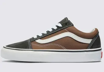 Tênis Old Skool Suede Pop Canvas Brown Multi