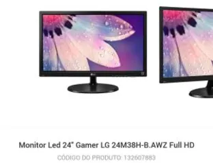 Monitor LG 24'' Full HD 5ms de resposta