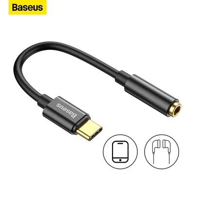 [Novo Usuário] Cabo Adaptador Tipo C X 3.5mm Jack Aux BASEUS