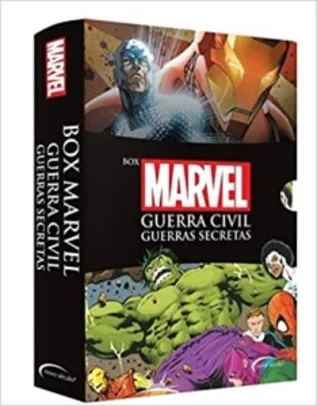 Box Marvel Guerra Civil: Guerras Secretas R$ 19,90