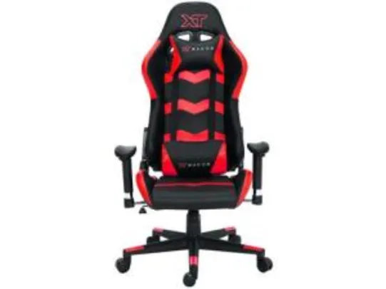 Cadeira Gamer XT Racer Reclinável - Preto e Vermelha Speed Series XTS140