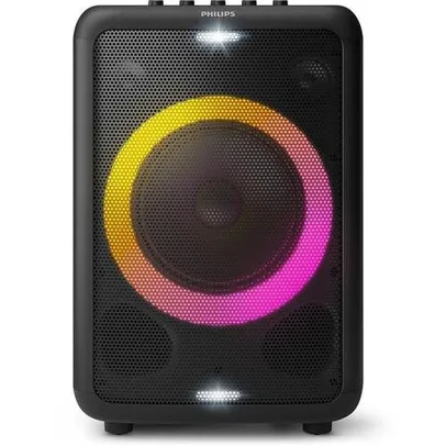 Caixa Amplificada Philips X3206 Party Light USB, Bluetooth, 80W RMS