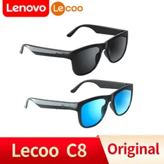 Óculos de Sol Com Fone de Ouvido Bluetooth 5.0 Lecoo C8 LENOVO