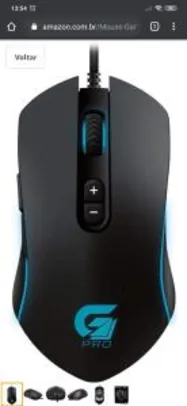 (PRIME) Mouse Gamer Fortrek PRO M7 RGB | R$46